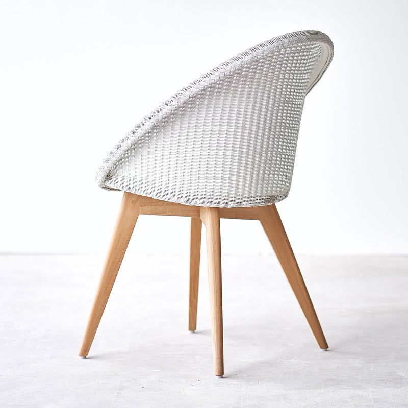 Vincent Sheppard Teak Jack Dining Chair in Pure White from Originals Furniture Singapore