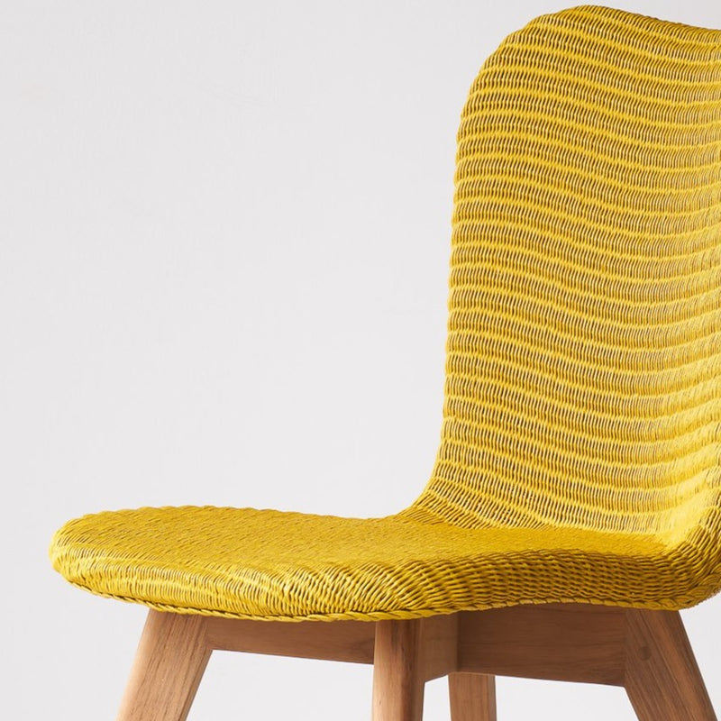 Lily Dining Chair | Teak - Yellow