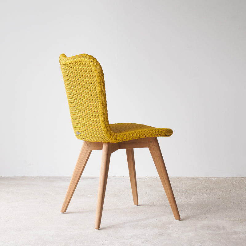 Lily Dining Chair | Teak - Yellow