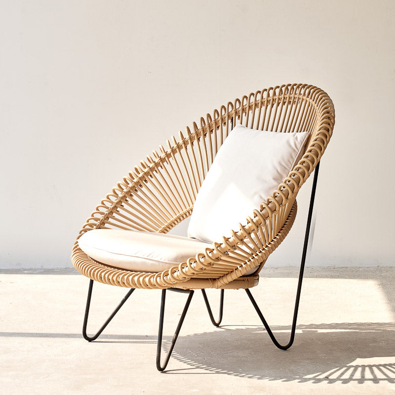 Vincent Sheppard Outdoor Cocoon Chair Roy Armchair Lounge in Natural from Originals Furniture Singapore