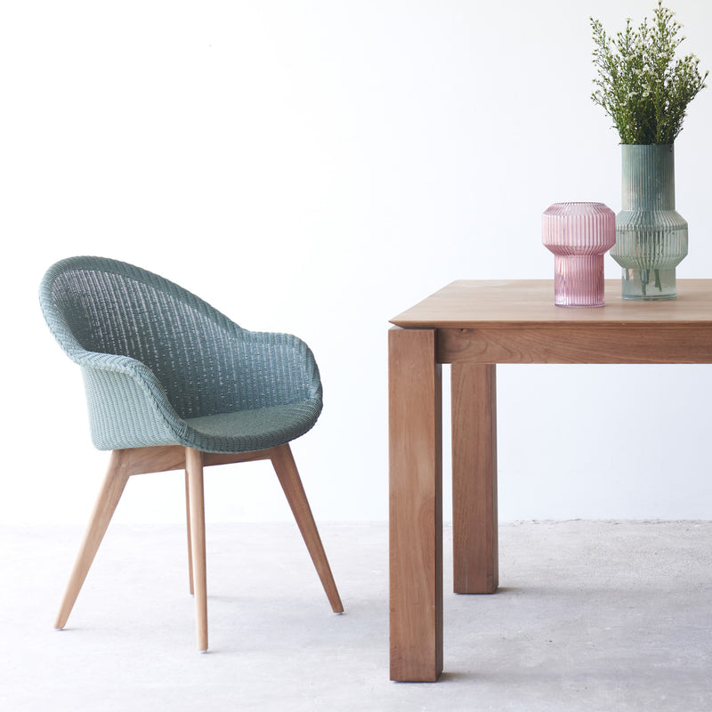 Vincent Sheppard Teak Avril Dining Chair in Dusty Green from Originals Furniture SIngapore