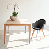 Vincent Sheppard Teak Avril Dining Chair in Dark Grey Wash from Originals Furniture SIngapore