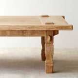 Weaving Coffee Table | Recycled - Whitewash (155cm)