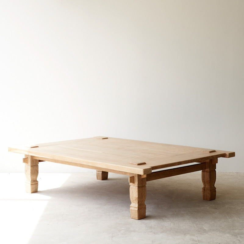 Weaving Coffee Table | Recycled - Whitewash (155cm)