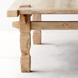 Weaving Coffee Table | Recycled - Whitewash (155cm)