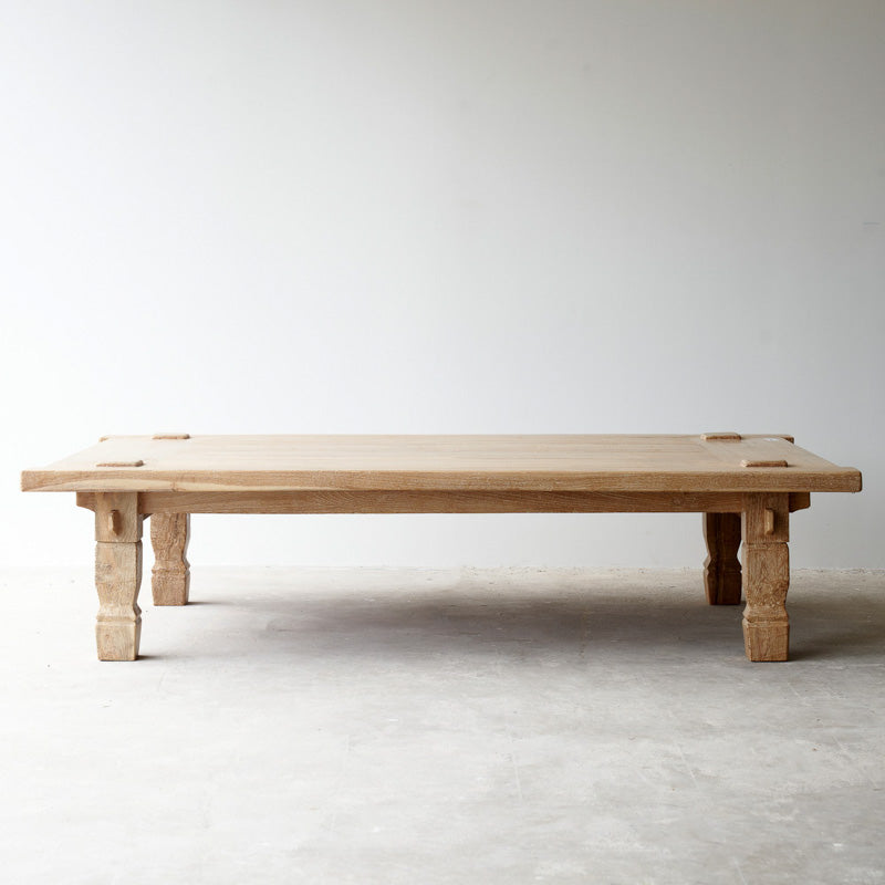 Weaving Coffee Table | Recycled - Whitewash (155cm)