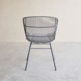 Rose Outdoor Dining Chair in Grey with Grey Cushion from Originals Furniture Singapore