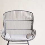 Rose Outdoor Dining Chair in Grey with Grey Cushion from Originals Furniture Singapore