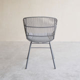 Rose Outdoor Dining Chair in Grey with Grey Cushion from Originals Furniture Singapore